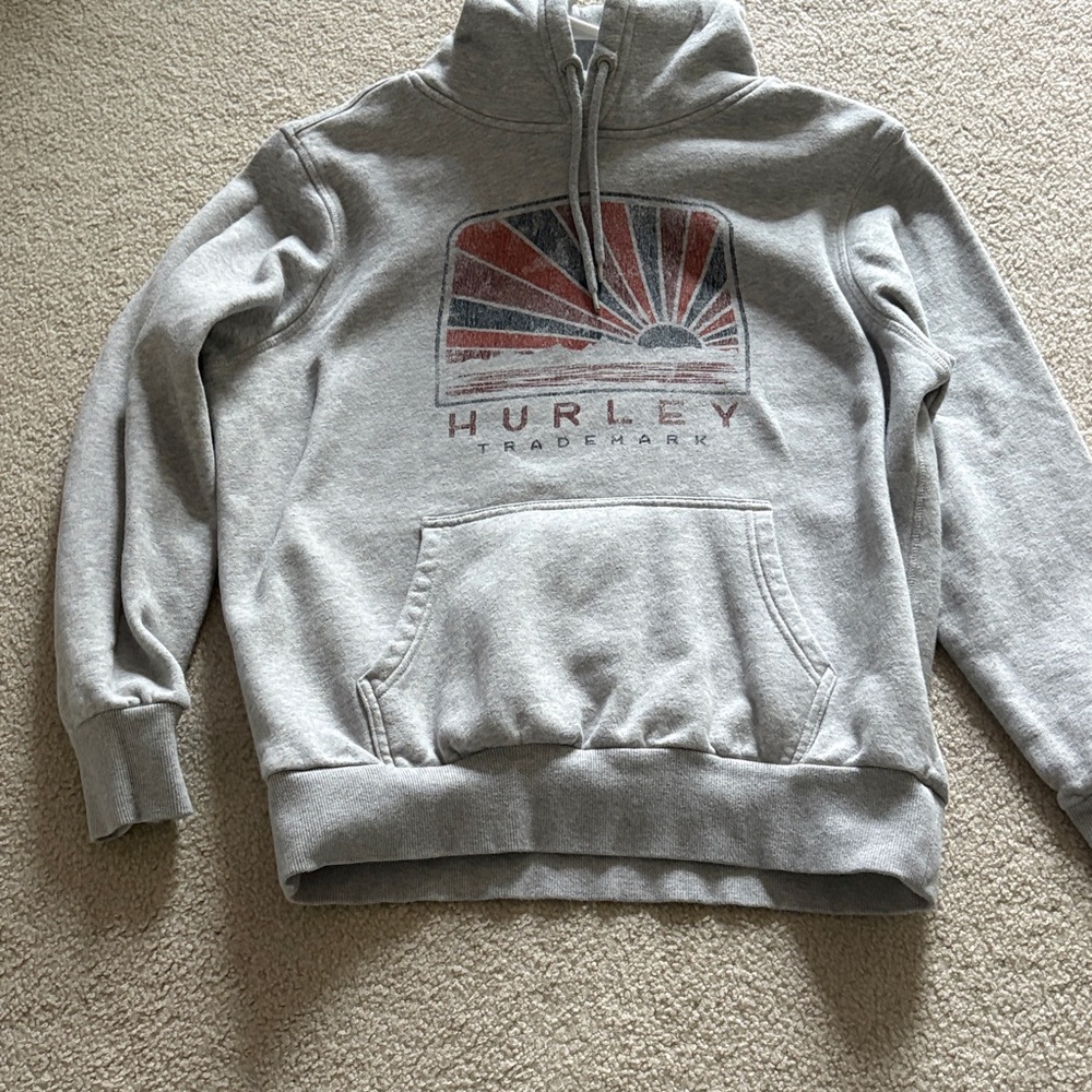 Hurley Light Gray Hoodie